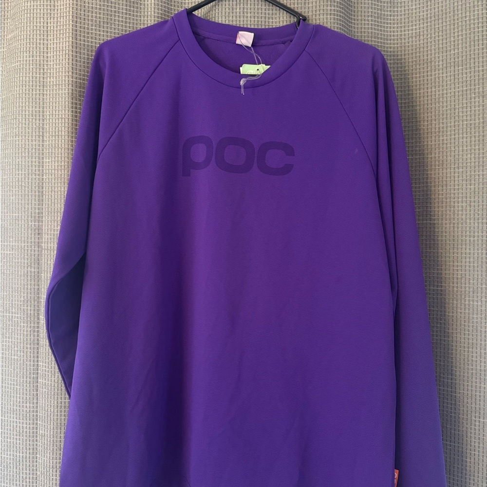 POC Men's Vibrant Purple Long Sleeve Shirt
